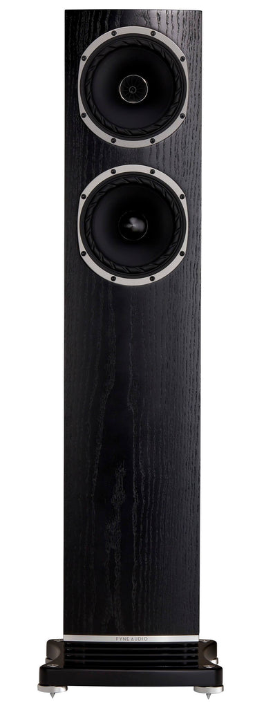 Fyne Audio F501  Floorstanding Speakers Black Oak Front