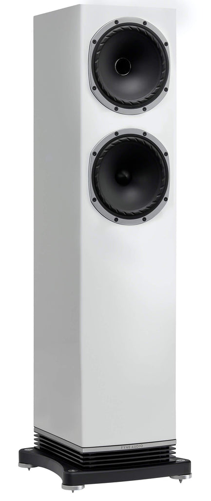 Fyne Audio - F502 - Floorstanding Speakers Piano Gloss White