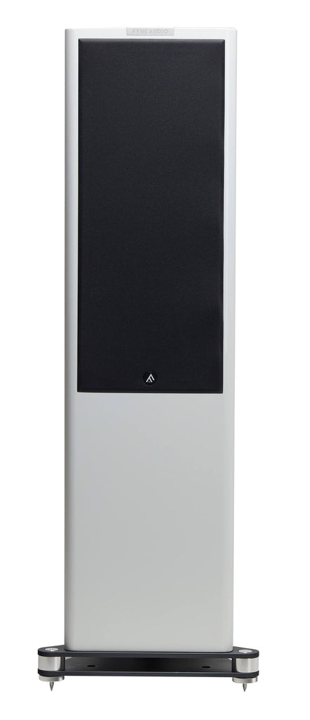 Fyne Audio F702 Floorstanding Speakers Piano Gloss White Front Cover