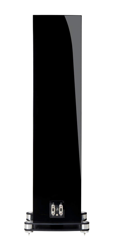 Fyne Audio F502SP Floorstanding Speakers Piano Gloss Black Rear