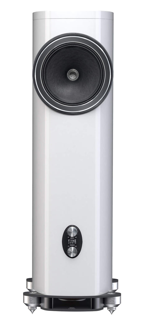 Fyne Audio F1-12  Floorstanding Speakers Front  White