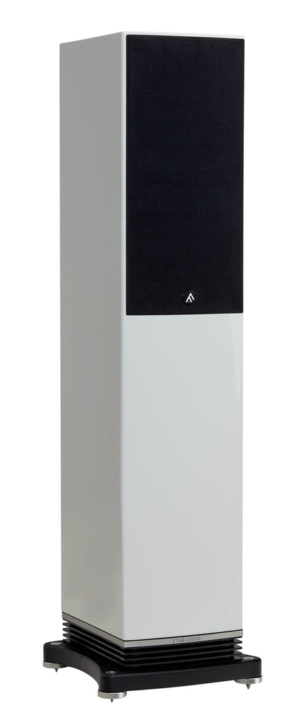 Fyne Audio F501  Floorstanding Speakers  Piano Gloss White Front