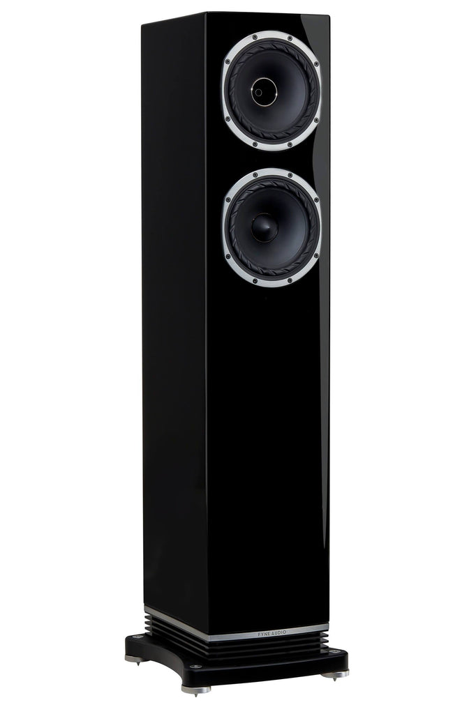 Fyne Audio F501  Floorstanding Speakers Piano Gloss Black Front