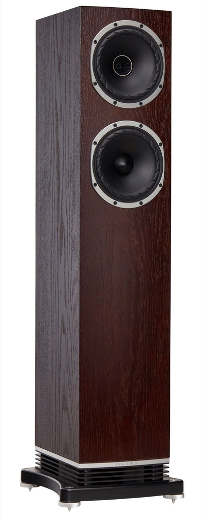 Fyne Audio F501  Floorstanding Speakers Dark Oak Front  