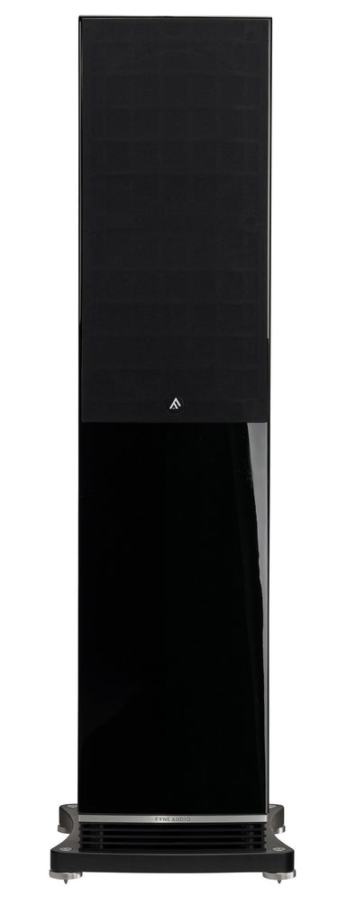 Fyne Audio - F502 - Floorstanding Speakers Cover Front Piano Black Gloss