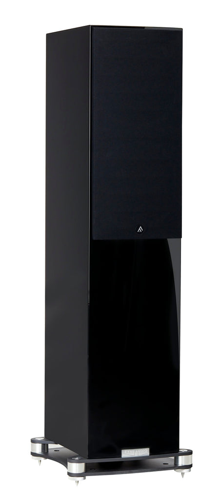 Fyne Audio F502SP Floorstanding Speakers Piano Gloss Black Cover