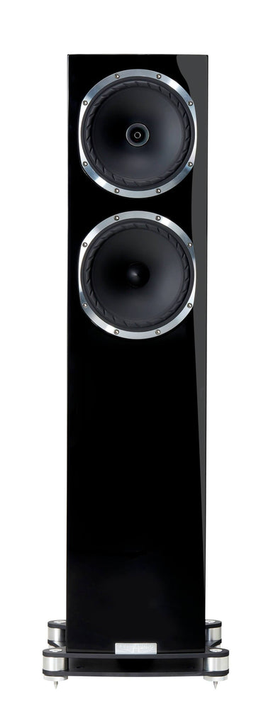 Fyne Audio F502SP Floorstanding Speakers Front Piano Gloss Black