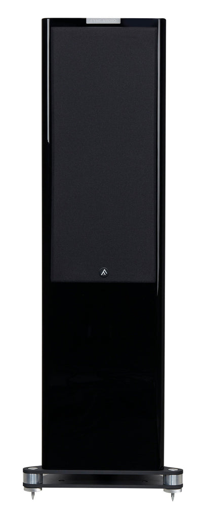 Fyne Audio F702 Floorstanding Speakers Piano Gloss Black Front Cover